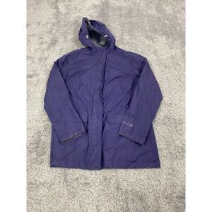 Free Country Jacket Womans Large Sherpa Lined Hooded Chore Trench Coat